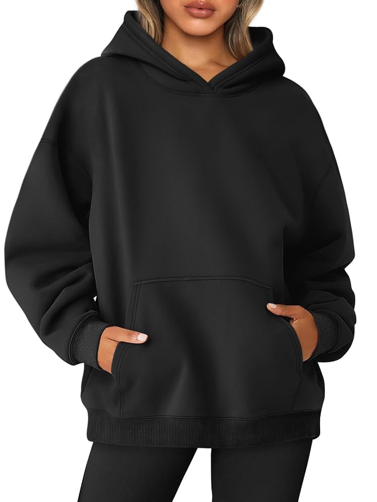 AUTOMET Womens Oversized Sweatshirts Fleece Hoodies Long Sleeve Shirts Pullover Fall Outfits 2025... | Amazon (US)