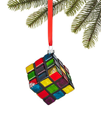 Holiday Lane Retro Holiday Colorful Blocks Ornament, Exclusively at Macy's - Macy's | Macy's