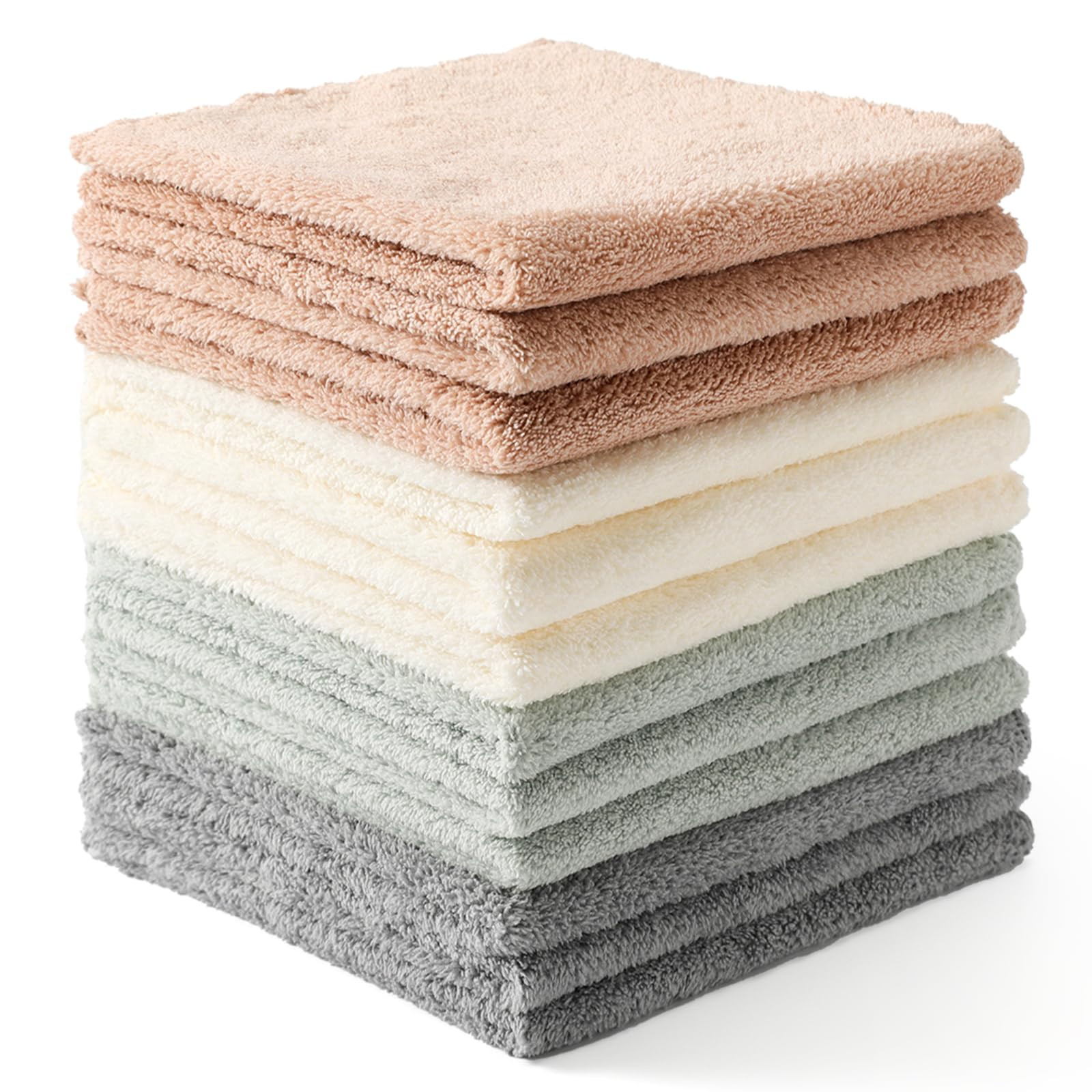 12 Pack Cleaning Cloth,Ultra Soft Absorbent Quick Drying Microfiber Cleaning rags,No scratches,Re... | Amazon (US)