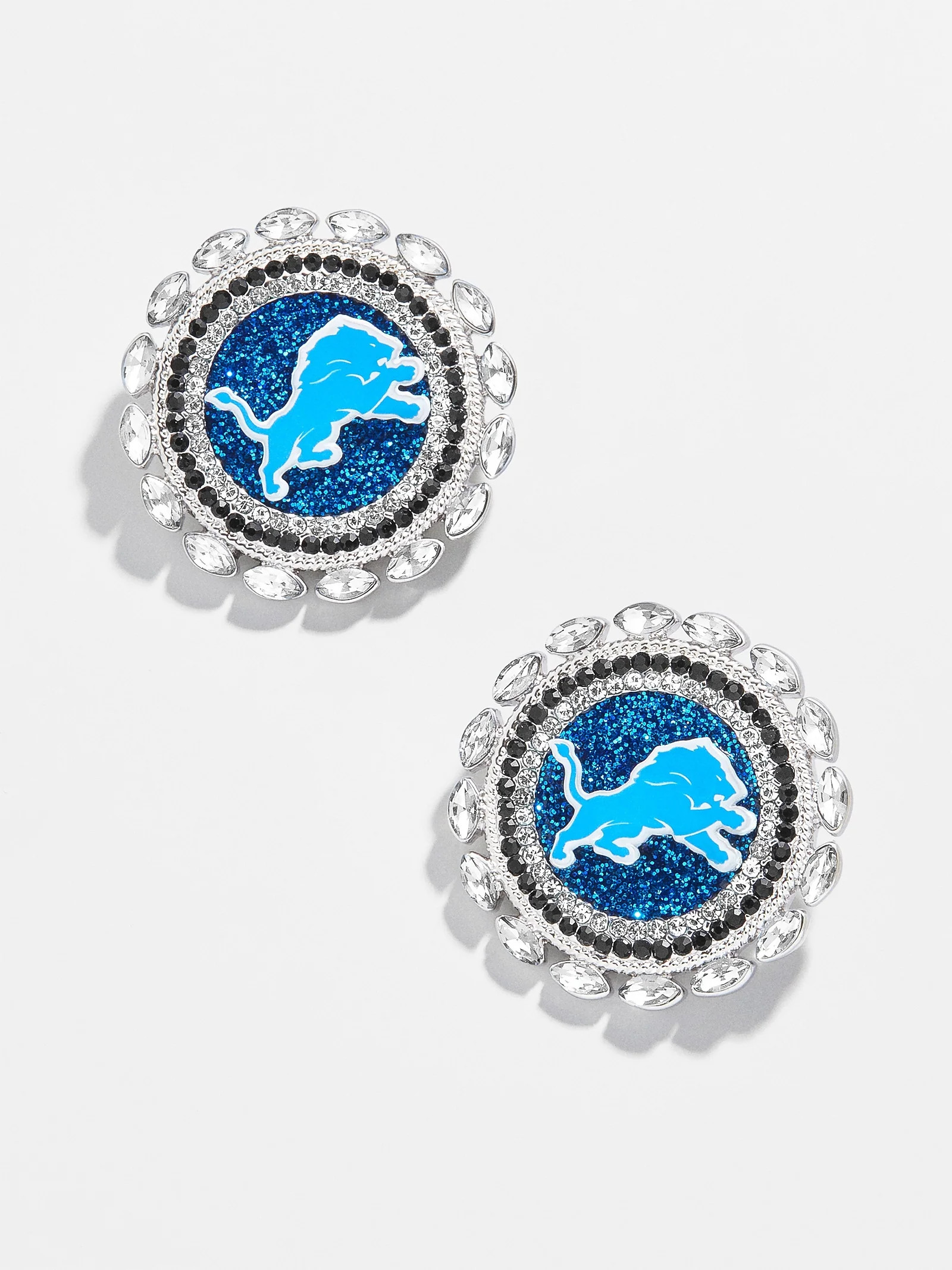 Detroit Lions NFL Statement Stud Earrings - Detroit Lions | BaubleBar (US)