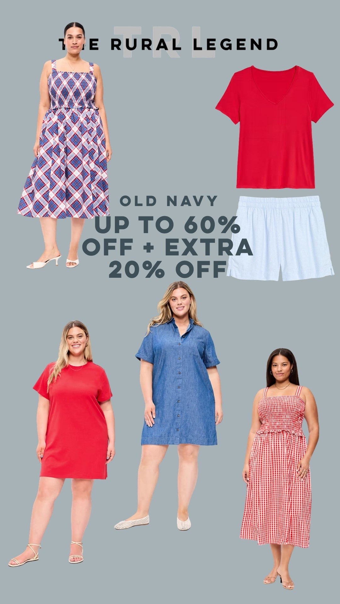Old navy huge summer sale

#LTKTall #LTKOver40 #LTKSaleAlert