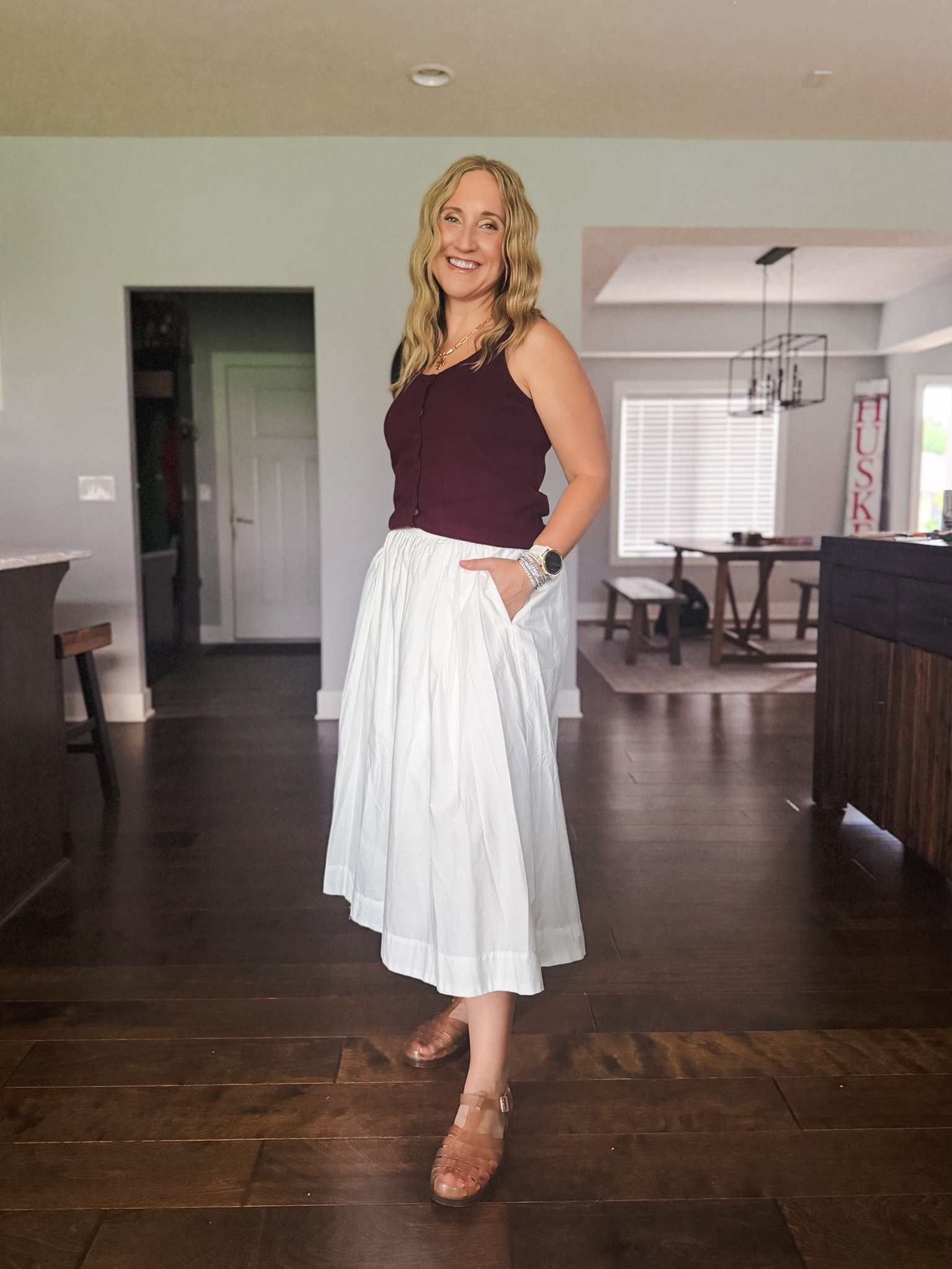 Date night!
Love this sweater tank for fall! Wearing small - could have done XS!
I’m late to the jelly shoes trend this time around, but I LOVE this brand! I size up to 9 and they are perfect!

#LTKOver40 #LTKMidsize #LTKootd