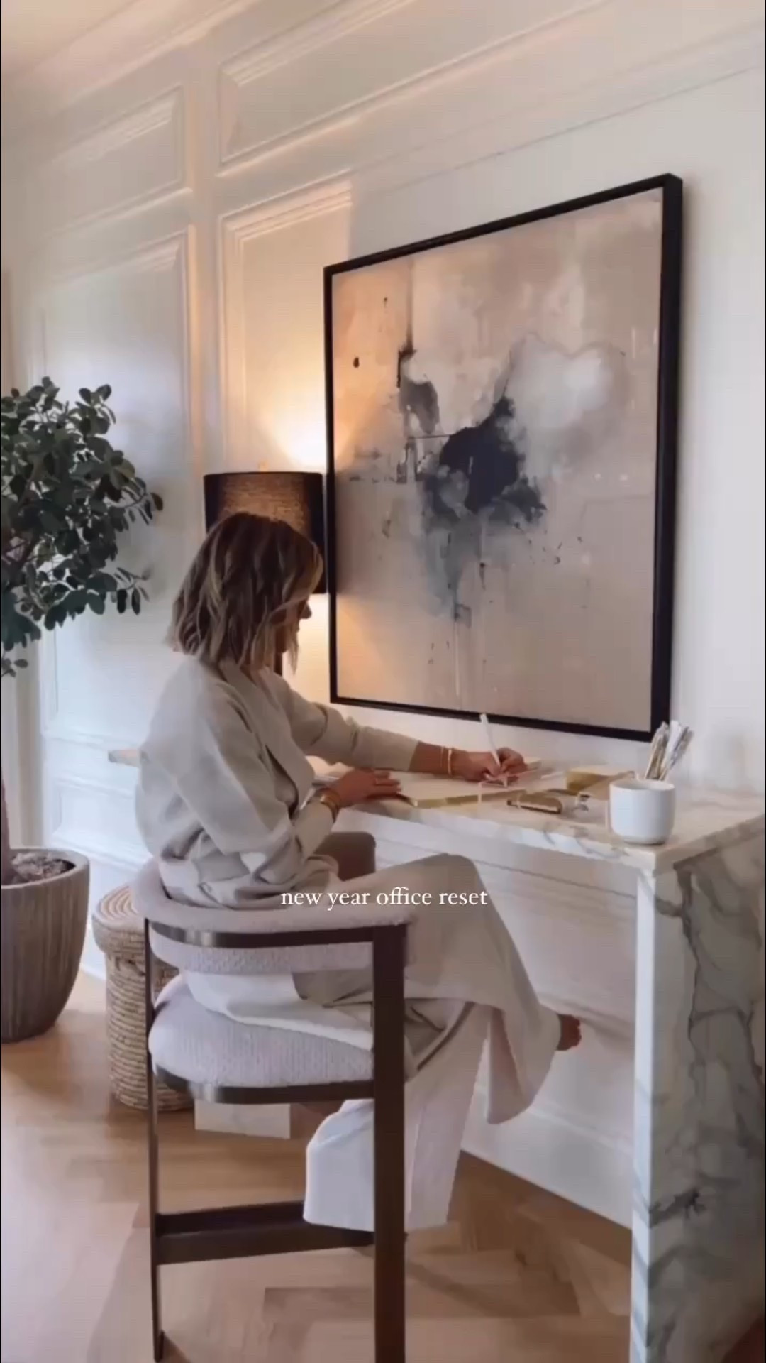 How I reset my home office for the New Year.

#LTKHome