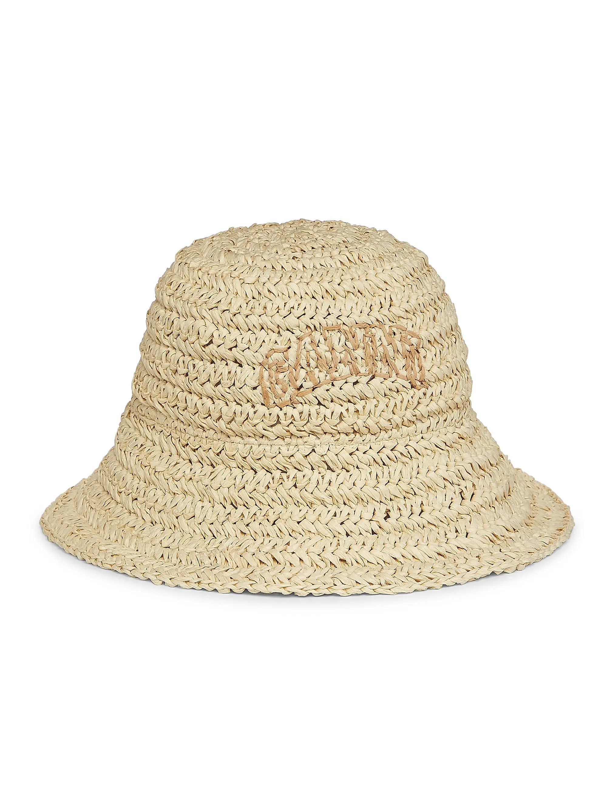 Straw Logo Bucket Hat | Saks Fifth Avenue