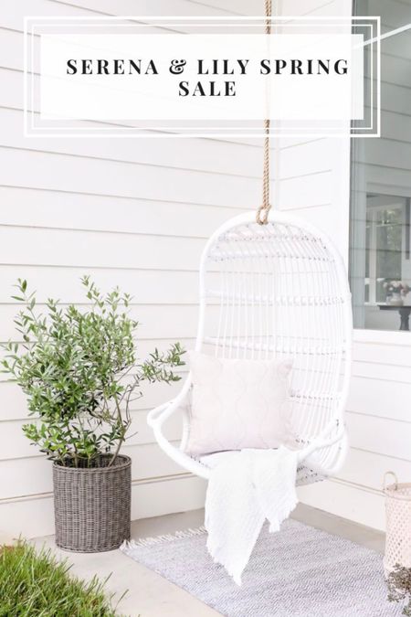 We have really enjoyed our hanging chair from Serena & Lily! Serena & Lily are having a Spring Sale with 20% off everything right now! Chair linked below.

#LTKhome #LTKSale #LTKSeasonal