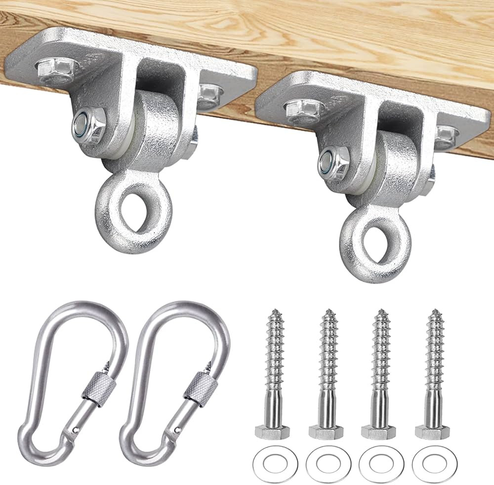 BETOOLL 2400lb Capacity Heavy Duty Swing Hangers for Wooden Sets Playground Porch Indoor Outdoor ... | Amazon (US)
