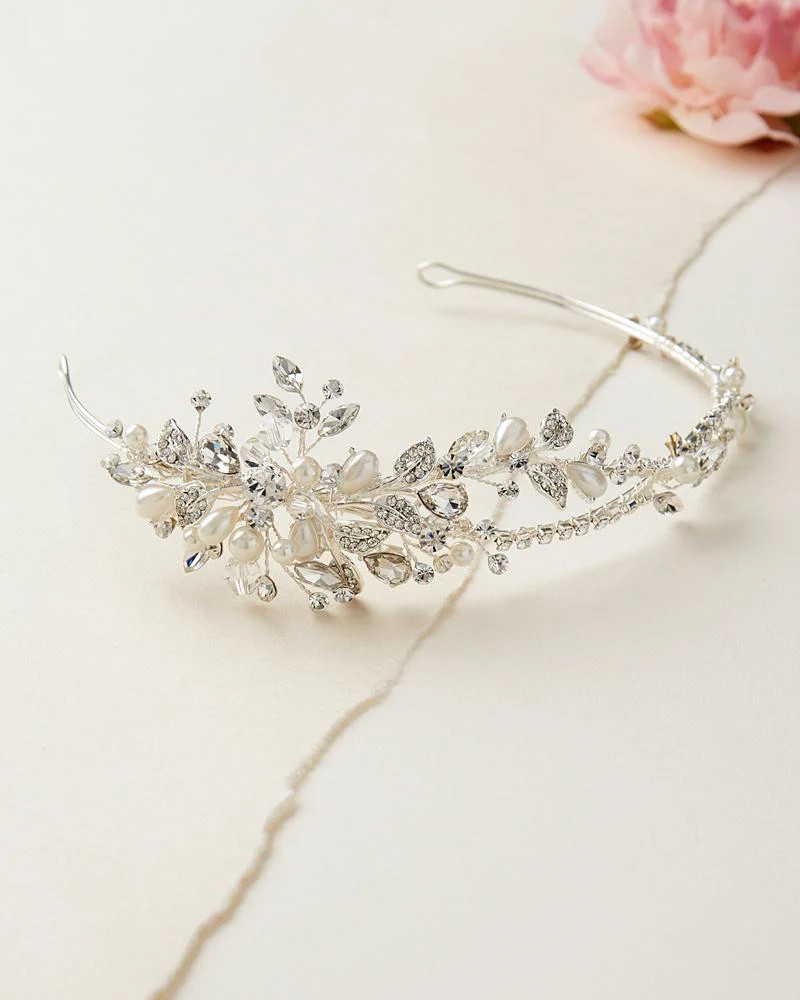 Ivy Pearl & Crystal Headband | Dareth Colburn