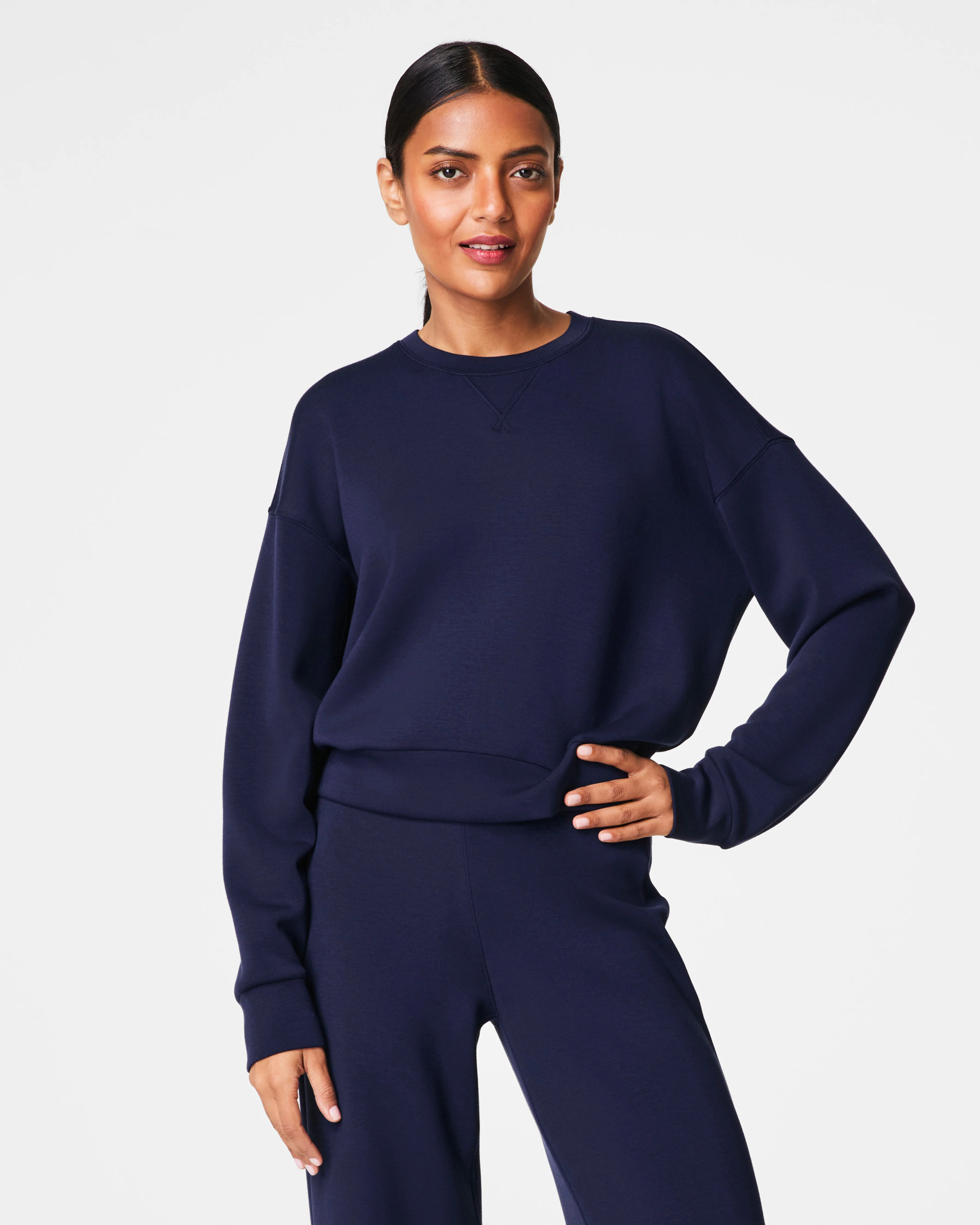 AirEssentials Lightweight Crewneck Pullover | SPANX | Spanx