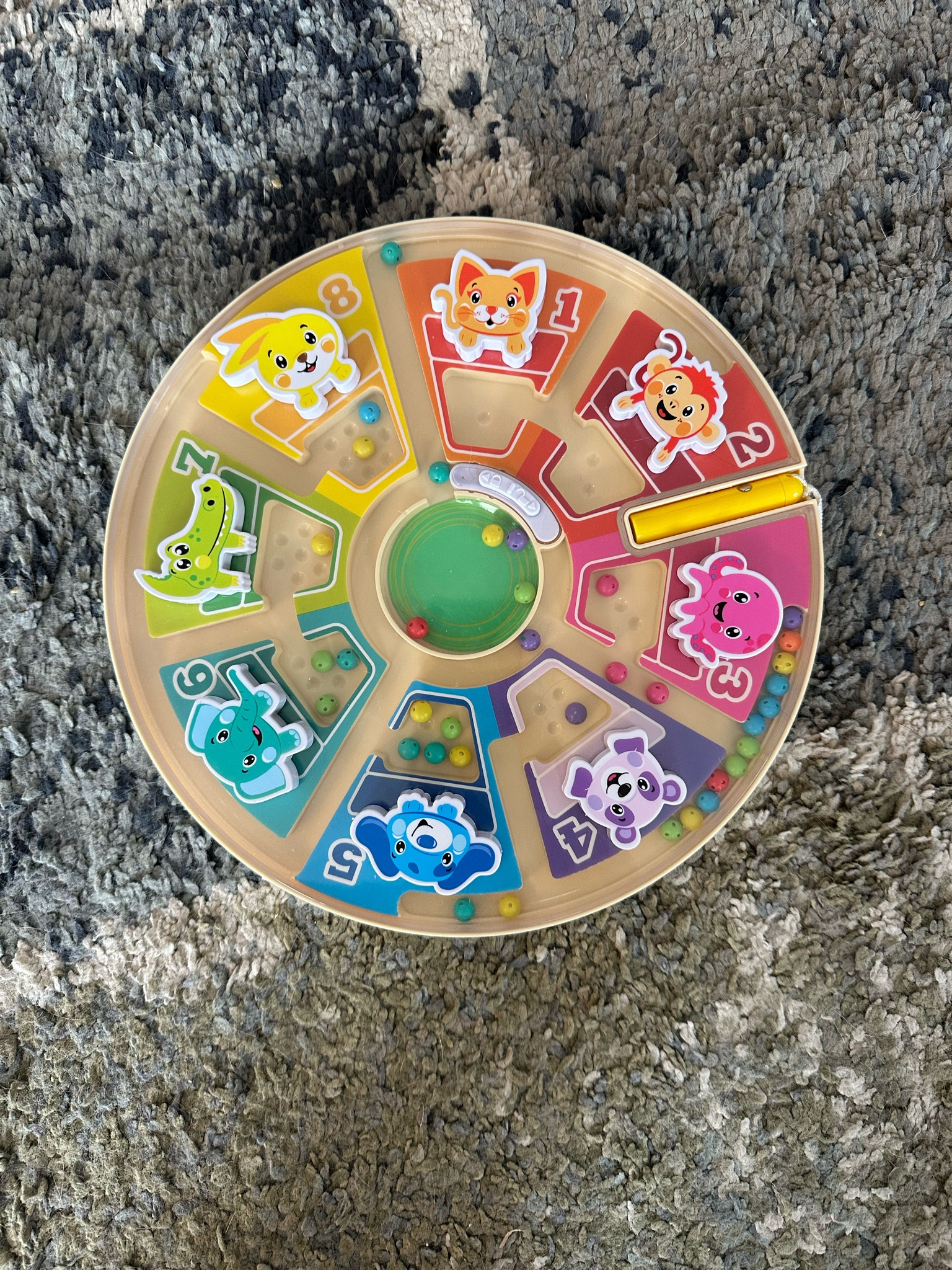 This fun filled game has been amazing with teaching my kids to count, organize colors and use hand eye coordination to get the colored pieces to the correct space  

#LTKHome #LTKKids