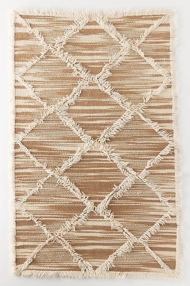 Handwoven Crisscross Rug | Anthropologie (US)