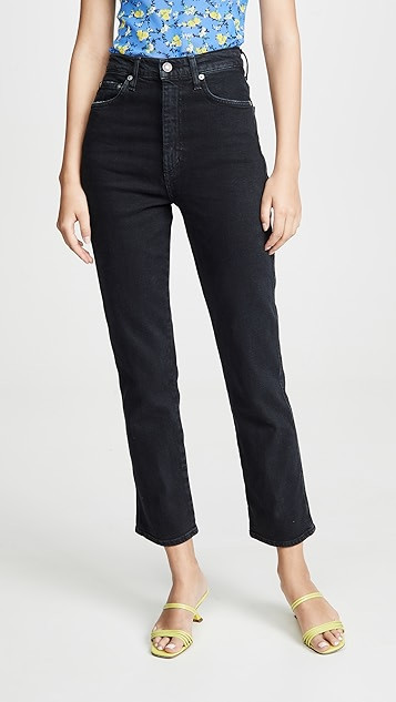 Pinch Waist High Rise Kick Jeans | Shopbop