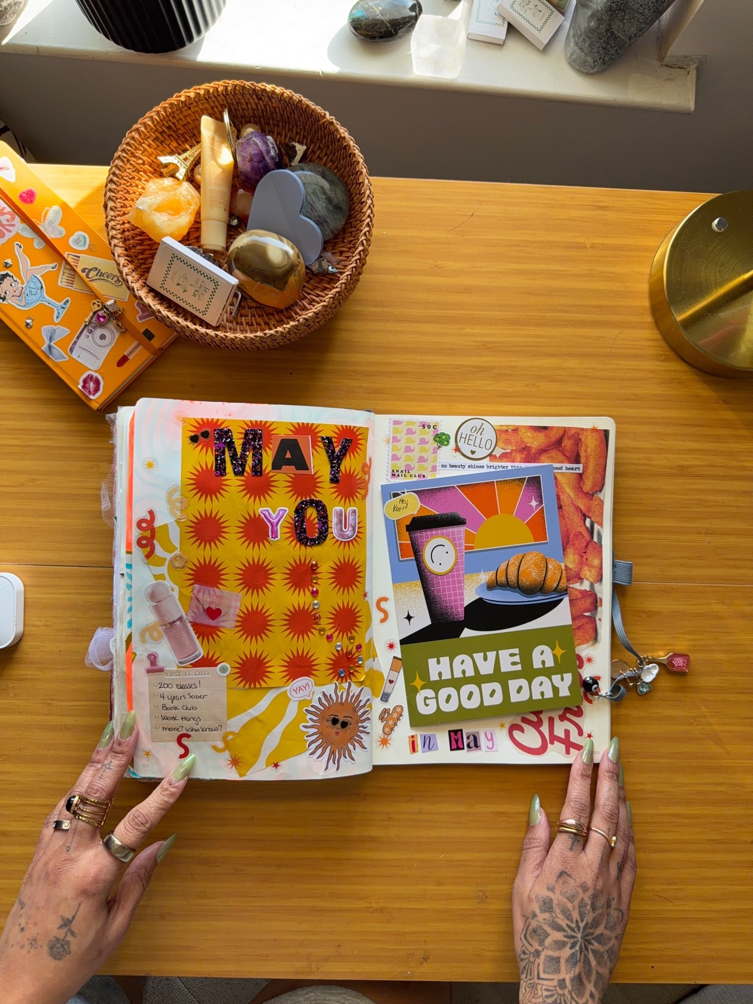 a crafty may mood board in my journal

#LTKdayinmylife #LTKselfcare #LTKmorningroutine