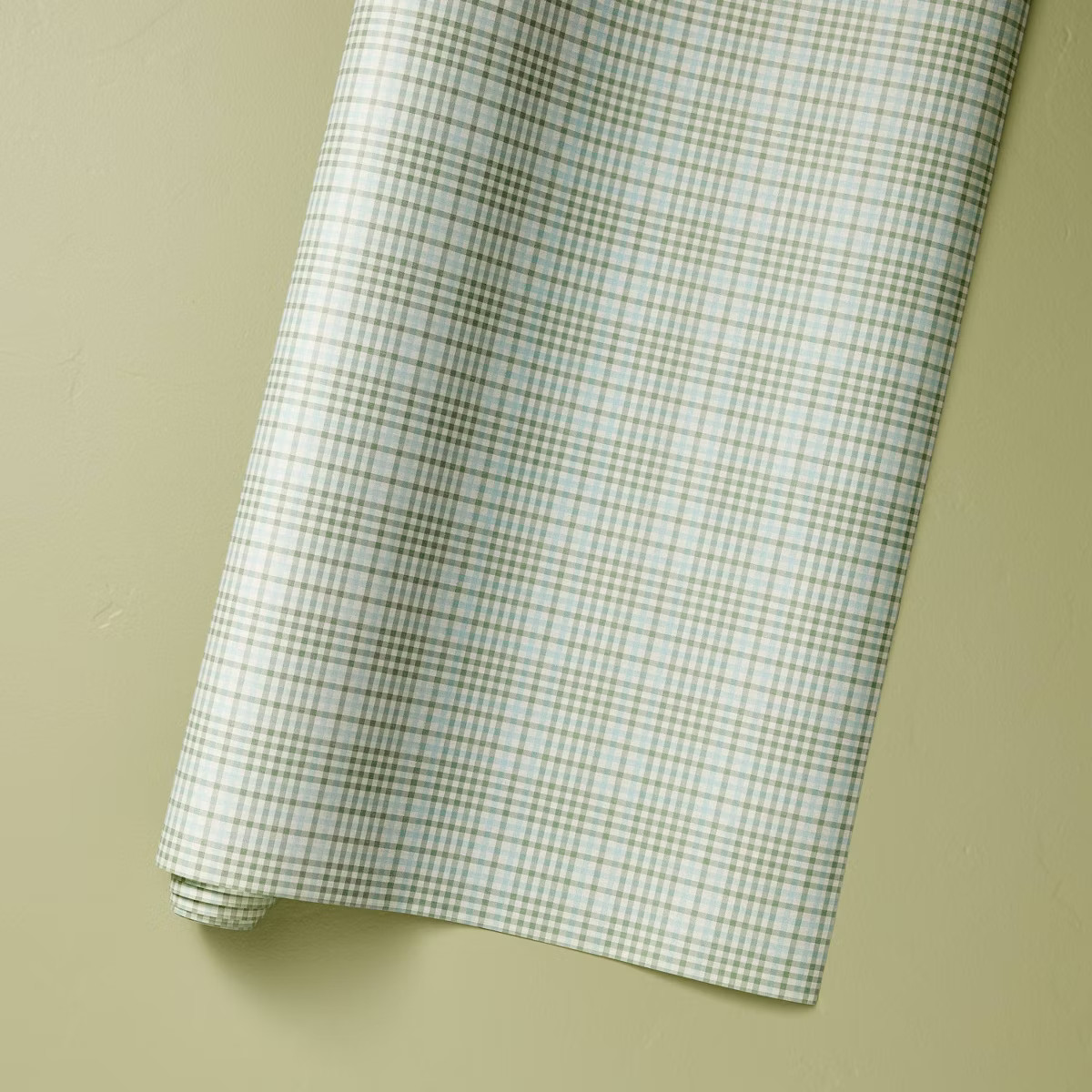 Layered Plaid Printed Gift Wrap 30sq ft - Hearth & Hand™ with Magnolia | Target