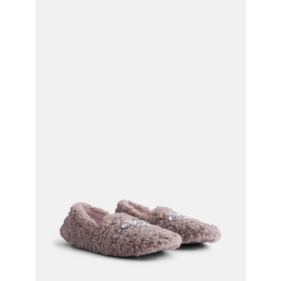 Joyspun Women's Embellished Slippers | Walmart (US)