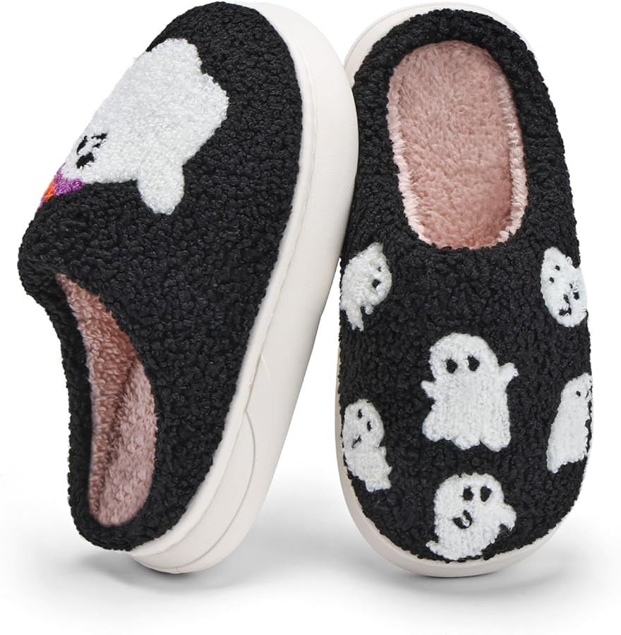 IceUnicorn Kids Slippers Boys Girls Warm Winter House Slippers Big Little Kids Non-Slip Soft Plus... | Amazon (US)