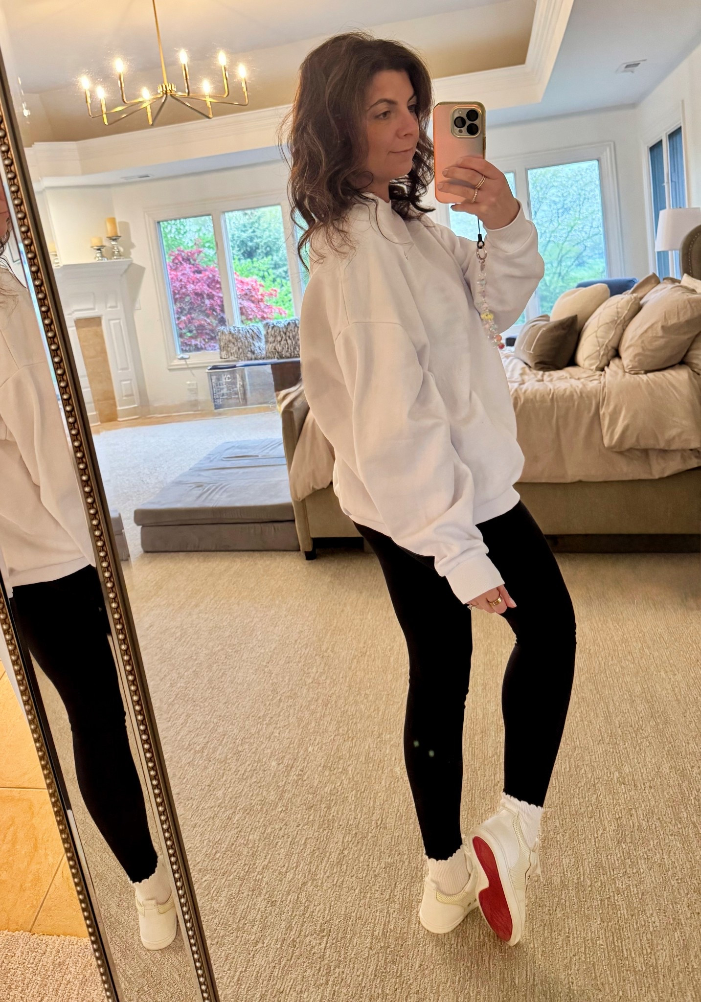 When you want to be cozy but still a little elevated 🤍

Off to see Devil Wears Prada 2 🎬
Wearing my red bottom sneakers (my FAVORITE) — comfy but still feels like a moment.

#LTKmomlife #LTKootd #LTKSeasonal
