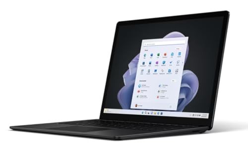 Microsoft Surface Laptop 5 15" Touchscreen Notebook - 2496 x 1664 - Intel Core i7 12th Gen i7-1265U - Intel Evo Platform - 32 GB Total RAM - 1 TB SSD - Matte Black | Amazon (US)