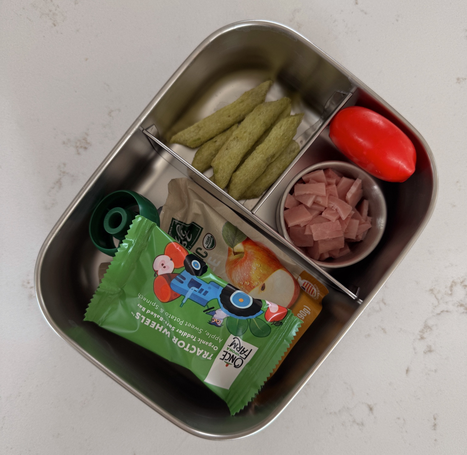 Stainless steel lunch box / bento box for toddlers. Easy to clean and no plastic! 

#LTKFamily #LTKBaby #LTKKids
