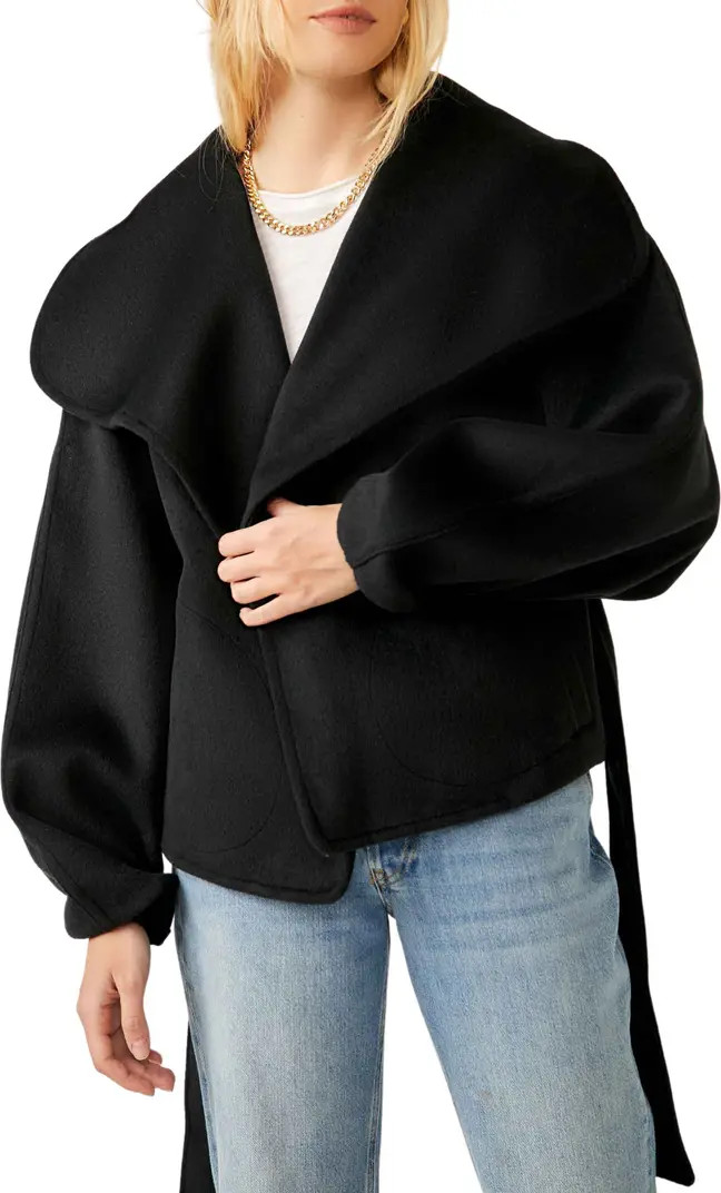 Mina Tie Belt Jacket | Nordstrom