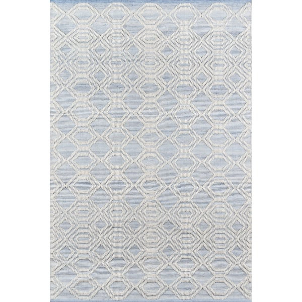 Hermosa HRM-1 Light Blue Handwoven Outdoor Area Rug | Rugs Direct
