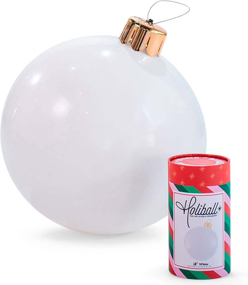 Holiball Inflatable Holiday Ornament – Indoor and Outdoor Use  – Reusable and Storage Friend... | Amazon (US)