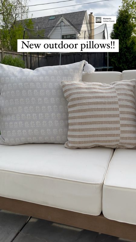 Pretty outdoor pillows from Target, getting patio ready! 

#outdoordecor #patiodecor

#LTKSeasonal #LTKunder50