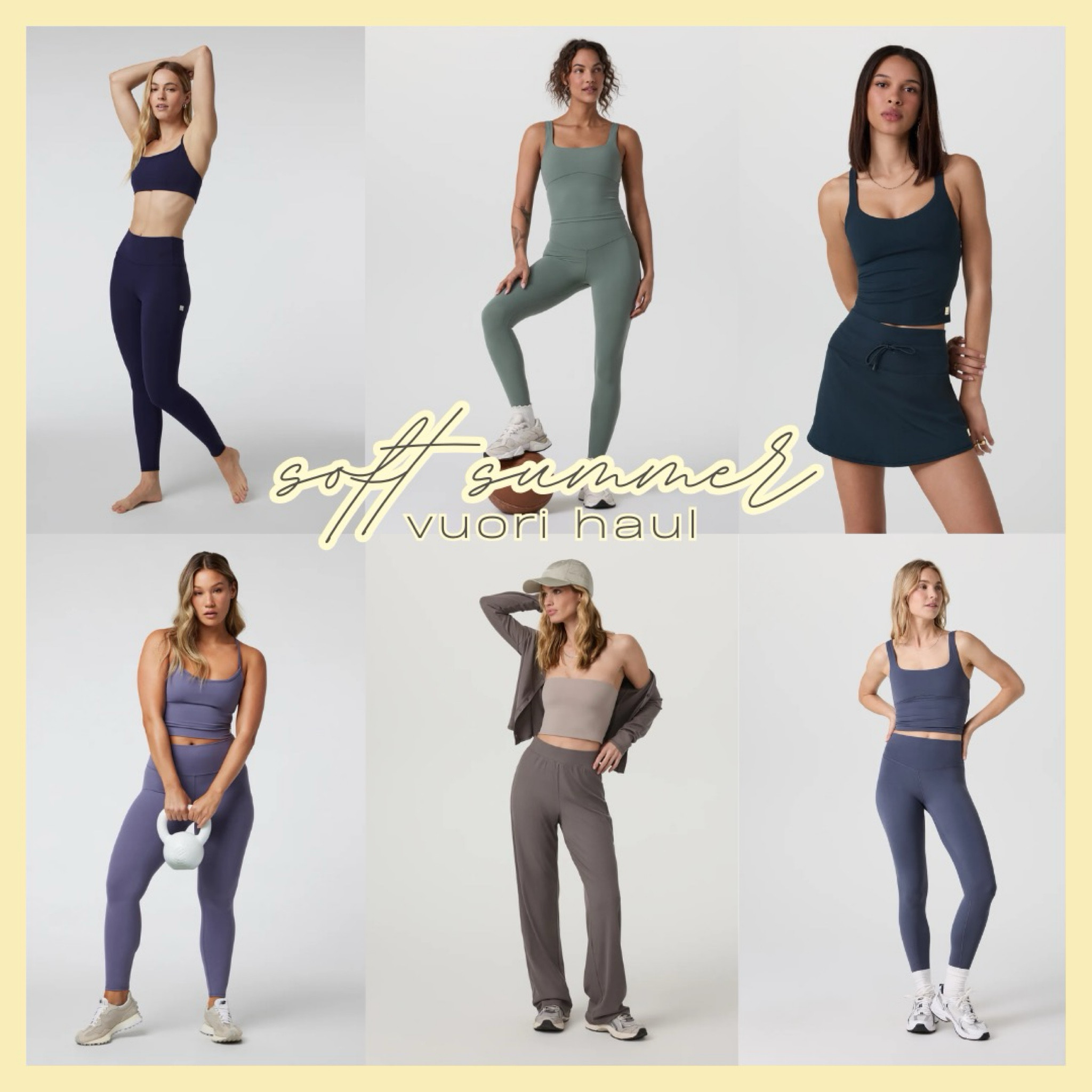 A new season with new colors at one of my fave athletic wear stores.

Here’s the colors to look for if you’re a soft summer shopping for new activewear 

Perfect Vuori Colors: Cosmic, Azure, Jet, Ink, Chia
Close Vuori Colors: Lemongrass

#softsummer #softsummerseason #softsummerpalette #softsummetcolor

#LTKSeasonal #LTKActive #LTKTravel