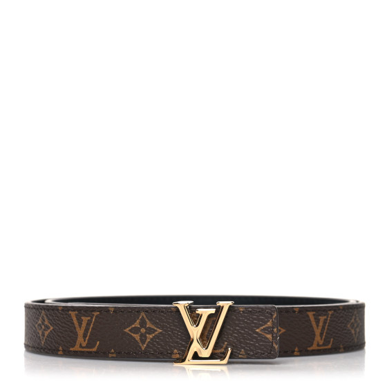 Calfskin Monogram 20mm LV Iconic Reversible Belt 80 32 Black | FASHIONPHILE (US)