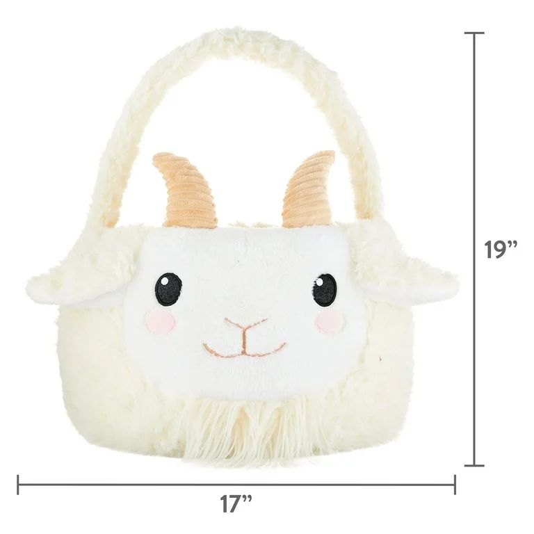 Easter Plush Goat Easter Basket, by Way To Celebrate | Walmart (US)