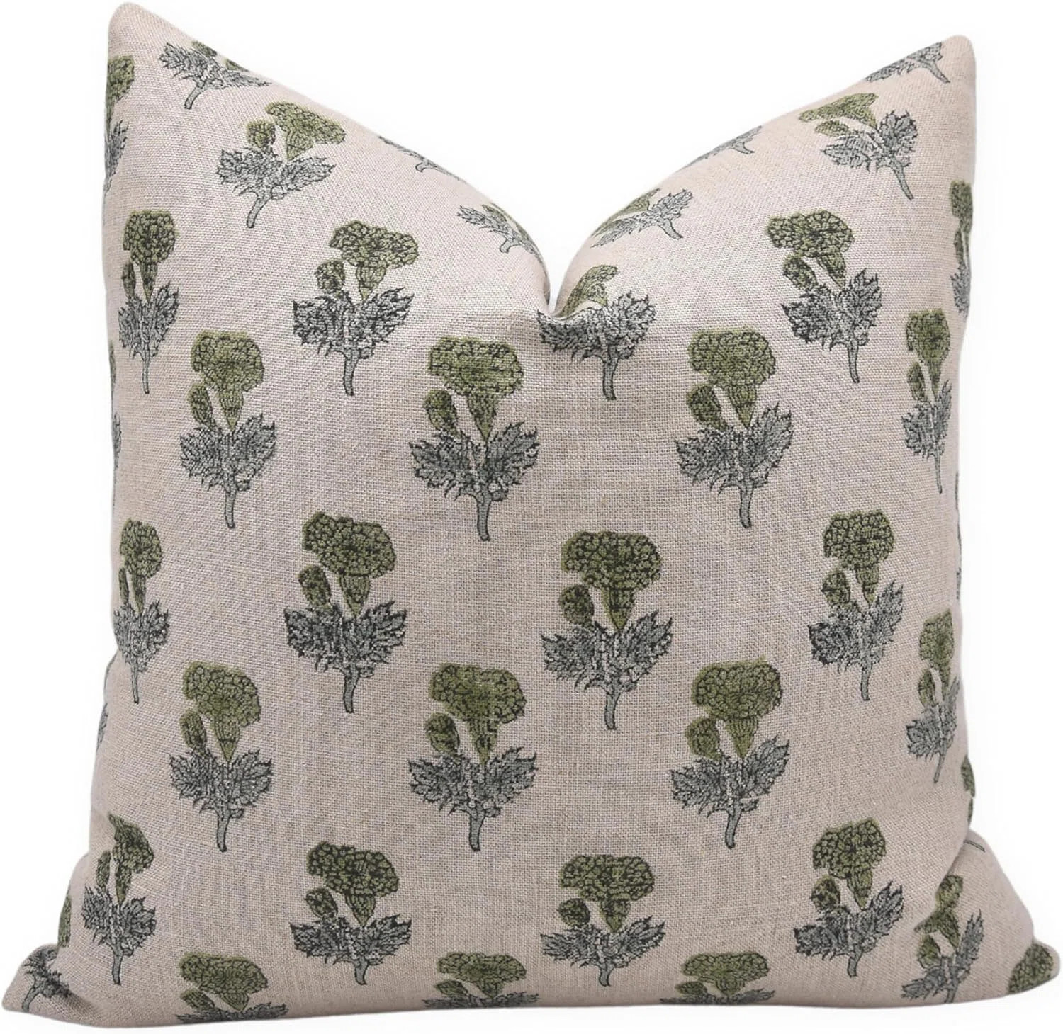 Block Print Throw Pillow Cover MNHGRTLSquare | Perigold