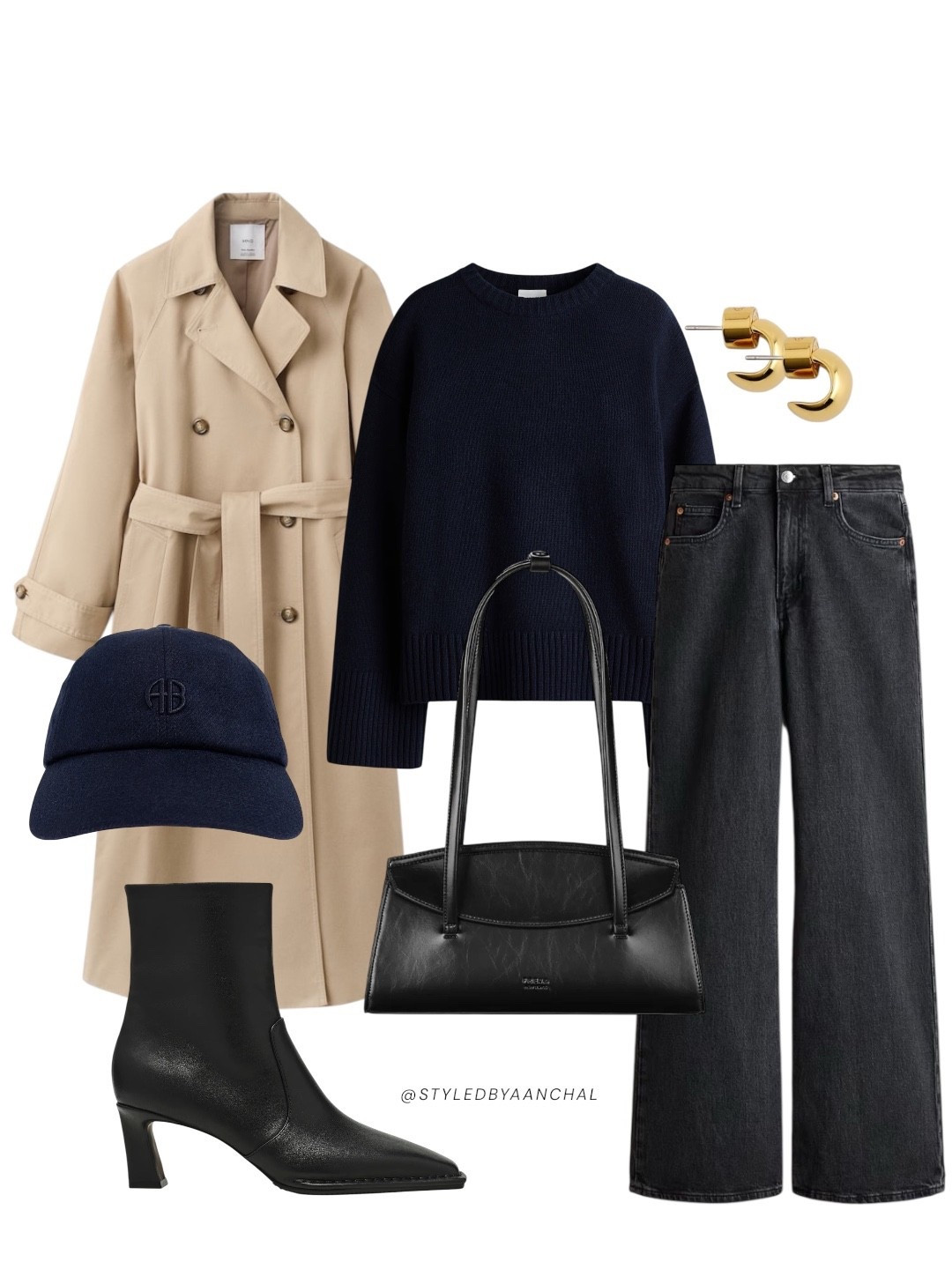 Everyday chic outfit

Trench coat
Navy blue sweater 
Navy blue cap
Cashmere sweater
Hm
Mango
Black boots


#LTKgrwm #LTKWorkwear #LTKFindsUnder100