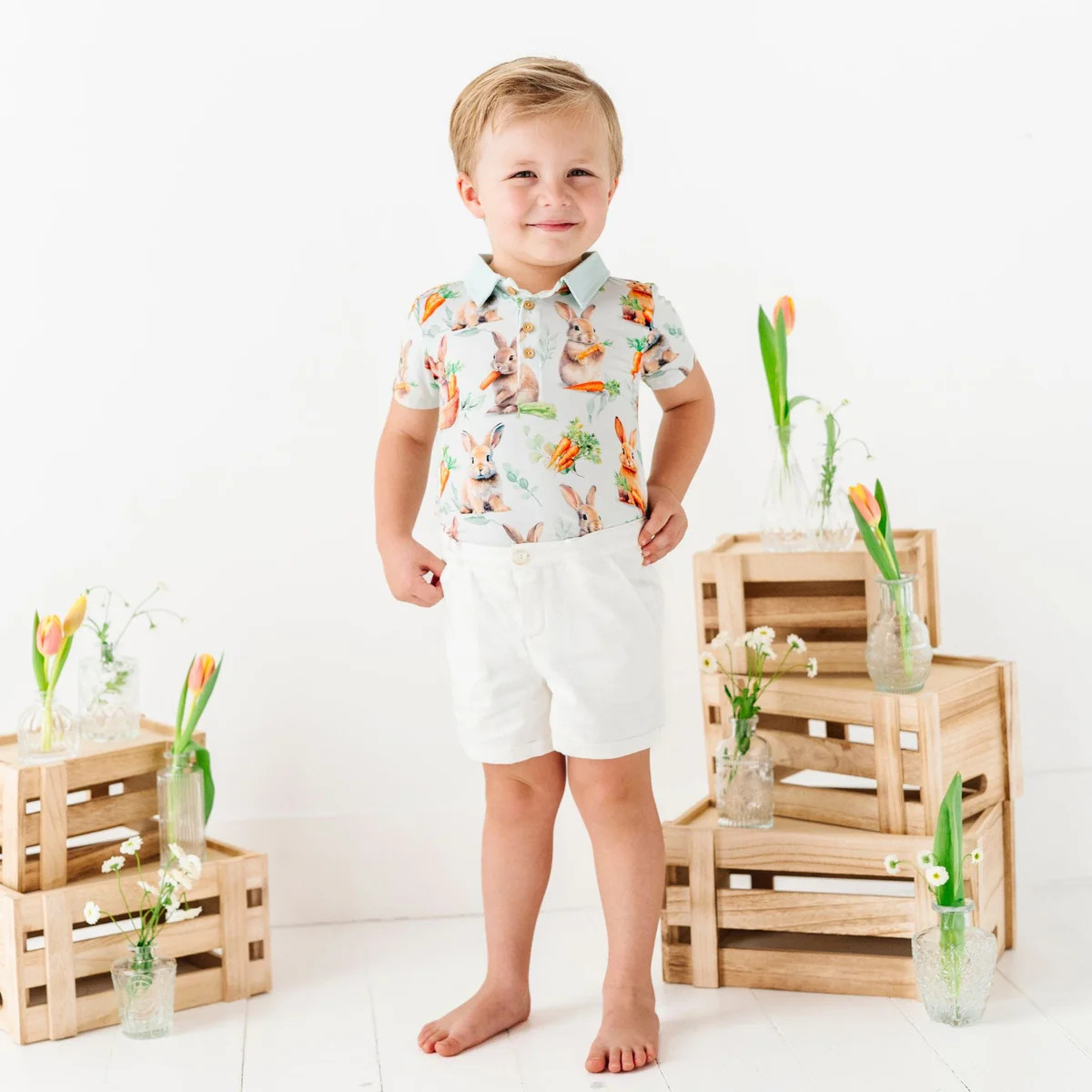 No Bunny Cuter Bamboo Polo | Bums & Roses
