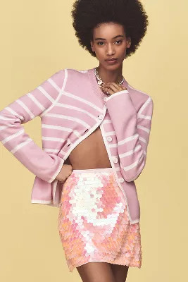 Endless Rose Paillette Sequin Mini Skirt | Anthropologie (US)