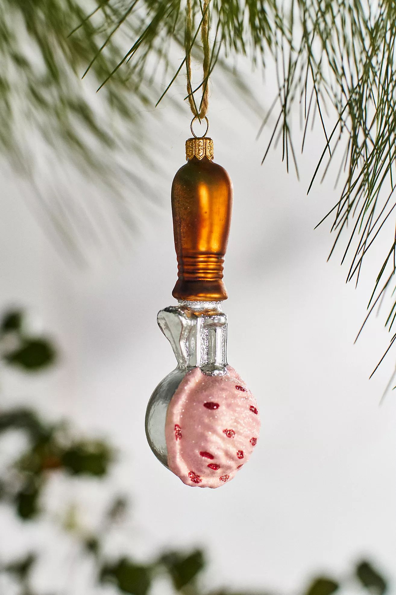 Ice Cream Scoop Glass Ornament | Anthropologie (US)
