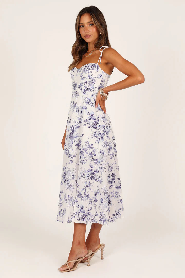 Azelia Dress - Blue Floral | Petal & Pup (US)