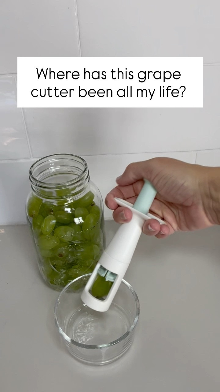 This little grape slicer saves so much time and is too easy to use! If you have kids… you need this in your kitchen drawer.  Trust me! 

#LTKFamily #LTKKids #LTKHome