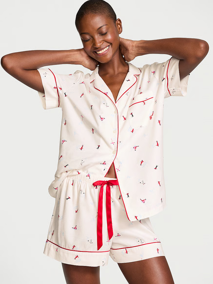 Flannel Short Pajama Set | Victoria's Secret (US / CA )
