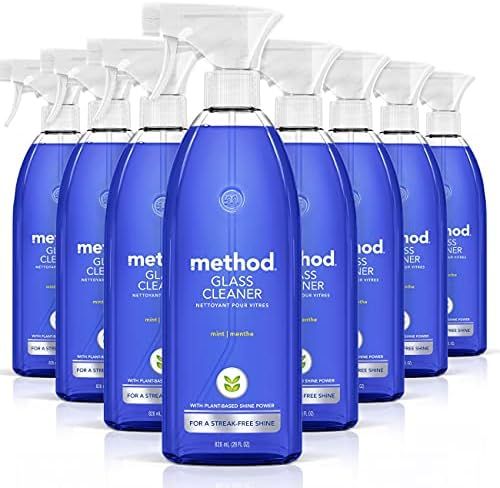 Method Glass Cleaner Spray, Ammonia Free & Plant-Based Solution, Mirror & Window Cleaner - Great ... | Amazon (US)