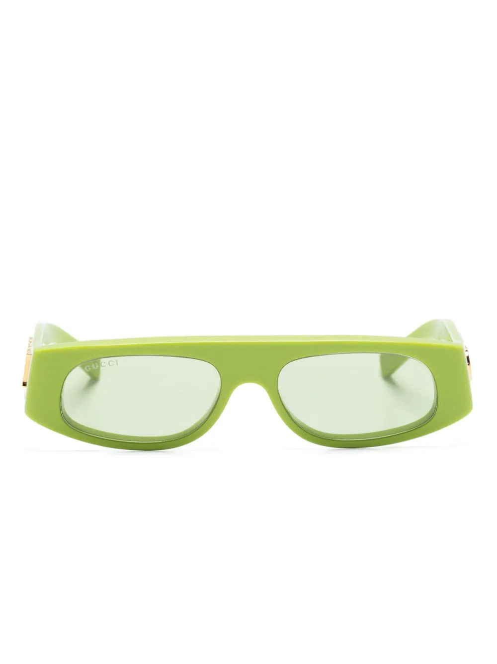 Gucci Eyewear GG1771S geometric-frame sunglasses - Green | Farfetch Global