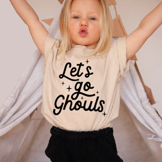Let's Go Ghouls Halloween Shirt Toddler Halloween Shirt - Etsy | Etsy (US)
