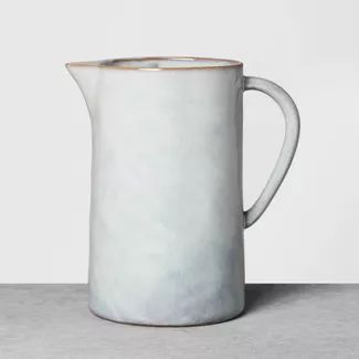 Stoneware Reactive Pitcher Blue - Hearth & Hand™ with Magnolia | Target