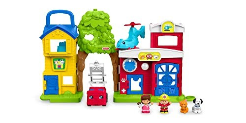 Fisher-Price Little People Animal Rescue Interactive Playset With Figures, Lights And Sounds For ... | Amazon (US)