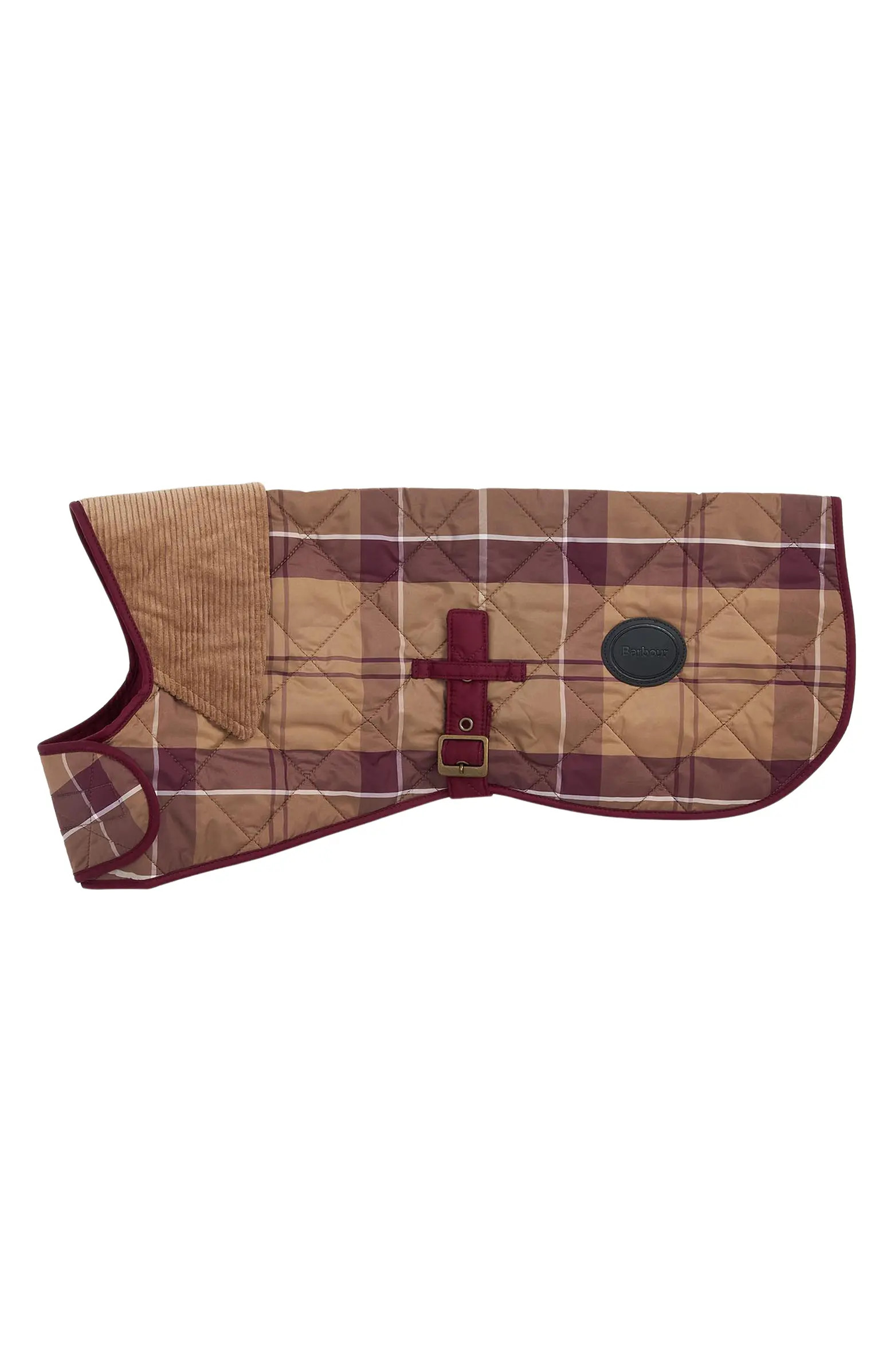Quilted Tartan Dog Coat | Nordstrom