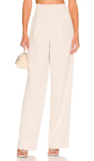 Baldwin Pant in Beige | Revolve Clothing (Global)
