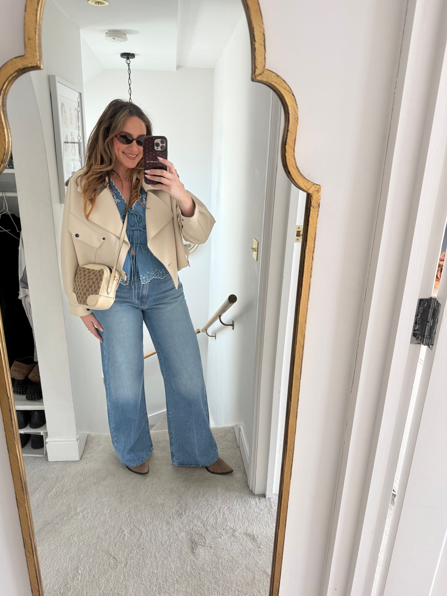 Realistic GRWM spring outfit 

#LTKspring #LTKjeans #LTKmidsize