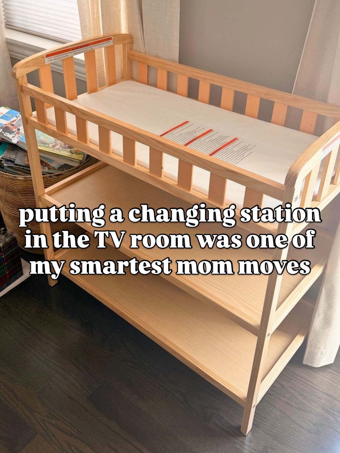 Mom hack! Put a changing station in the common rooms!  

 