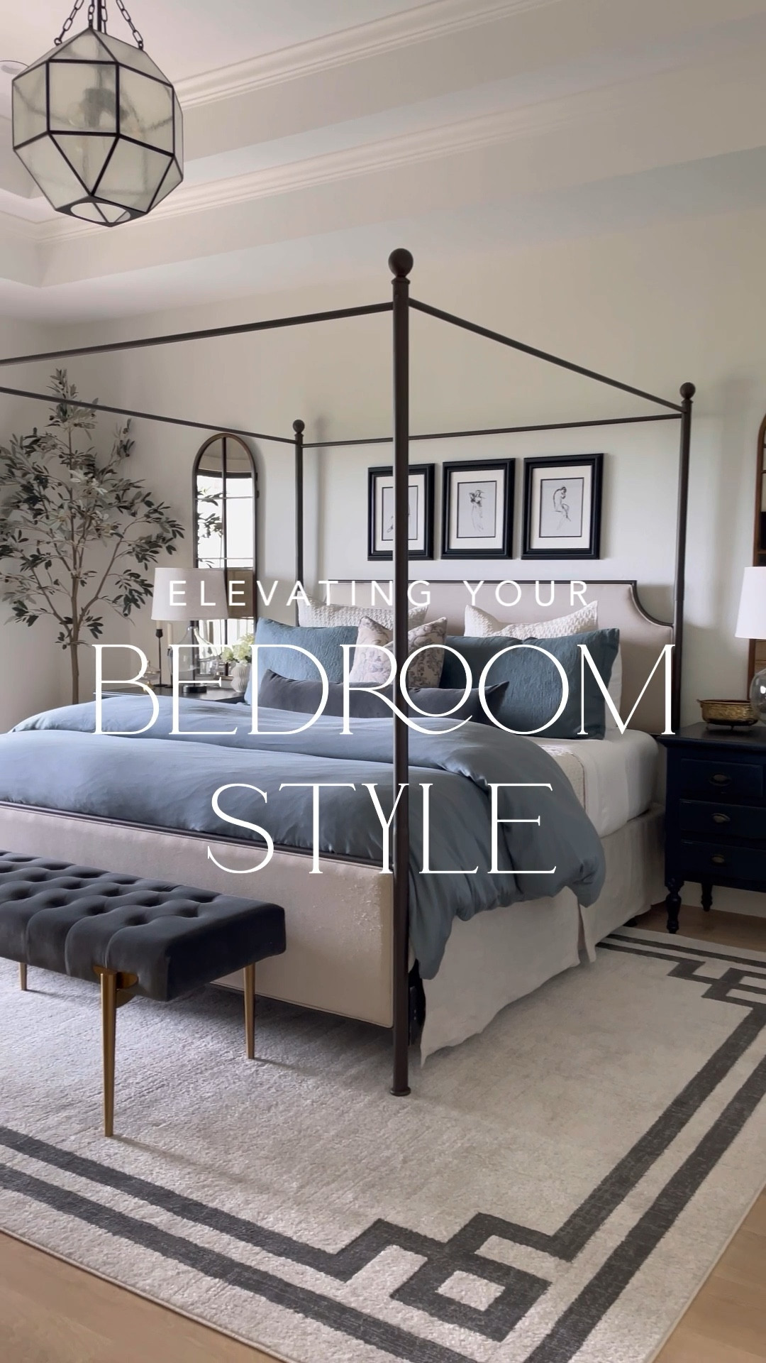 Bedroom design ideas! I love using mirrors above my nightstands — I’ve done it in our primary bedroom and guest! And this is a 9x12 (in Beige) under our king canopy bed. I recently got a new textured version of this duvet cover, linking both! The fabric is buttery soft and great for hot sleepers!

Duvet: Stormy Blue

#LTKhome #LTKstyletip #LTKsalealert