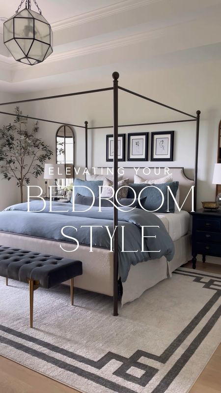 Bedroom design ideas! I love using mirrors above my nightstands — I’ve done it in our primary bedroom and guest! And this is a 9x12 (in Beige) under our king canopy bed. I recently got a new textured version of this duvet cover, linking both! The fabric is buttery soft and great for hot sleepers!

Duvet: Stormy Blue

#LTKhome #LTKstyletip #LTKsalealert