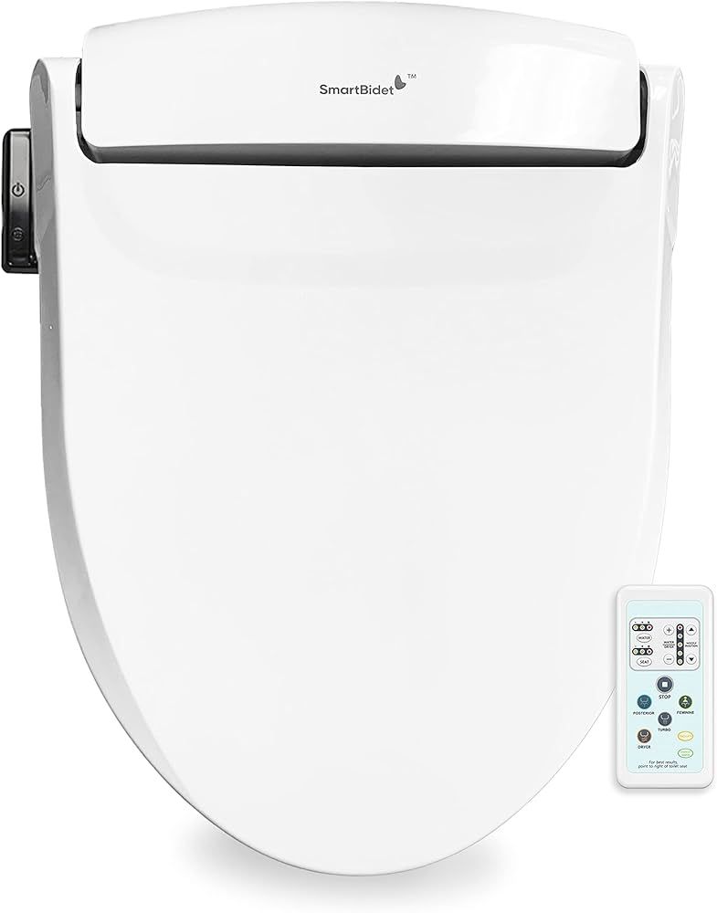 SmartBidet SB-1000 Electric Bidet Seat for Elongated Toilets with Remote Control- Electronic Heat... | Amazon (US)