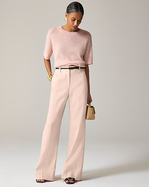 Carolina flare pant in stretch linen blend | J. Crew US